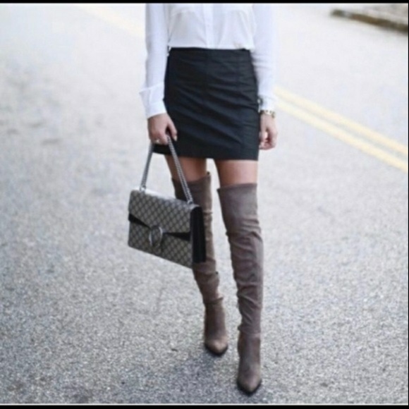 Marc Fisher Shoes - Marc Fisher Over-the-Knee Boot (Taupe)